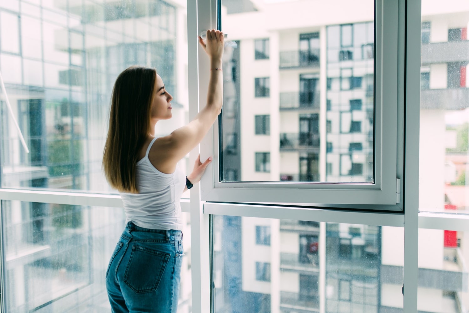 ventanas oscilobatientes de aluminio