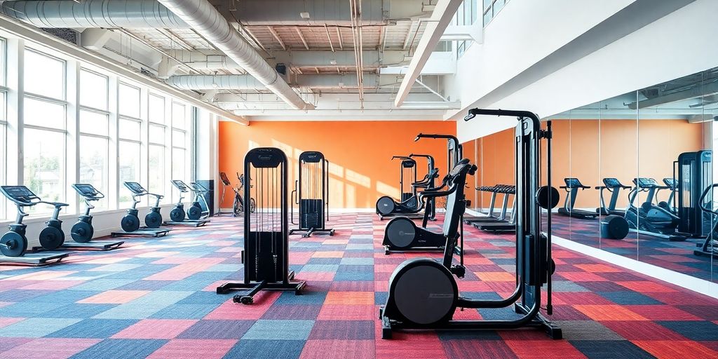 equipo para gimnasio